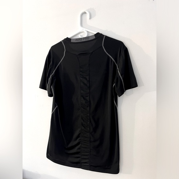 Nike Pro men's fitted Dri-Fit short-sleeved black shirt medium - Picture 4 of 6